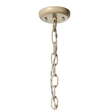 Maklaine Hand-Carved Mango Wood Beaded Pendant Light in Multi-Color