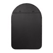 Maklaine Gold Leaf Metal Arch Transitional Wall Mirror in Gold