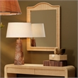 Maklaine Handmade Natural Raffia Arch Wall Mirror in Natural