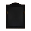 Maklaine Handmade Natural Raffia Arch Wall Mirror in Natural