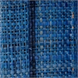 Maklaine Contemporary Handmade Dyed Raffia Arch Wall Mirror in Indigo