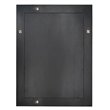 Maklaine Lacquered Inkblot-Pattern Beveled Wall Mirror in Gray/Cream