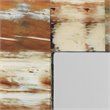 Maklaine Contemporary Faux Horn Pattern Rectangle Wall Mirror in Natural