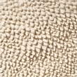 Maklaine Organic Fiberglass Side Table With Textured Finish in Cream