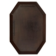Maklaine Mango Wood and Camel Bone Inlay Octagonal Mirror in White