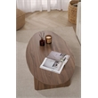 Maklaine Rectangular Coffee Table with Sturdy Build in Venezia Walnut