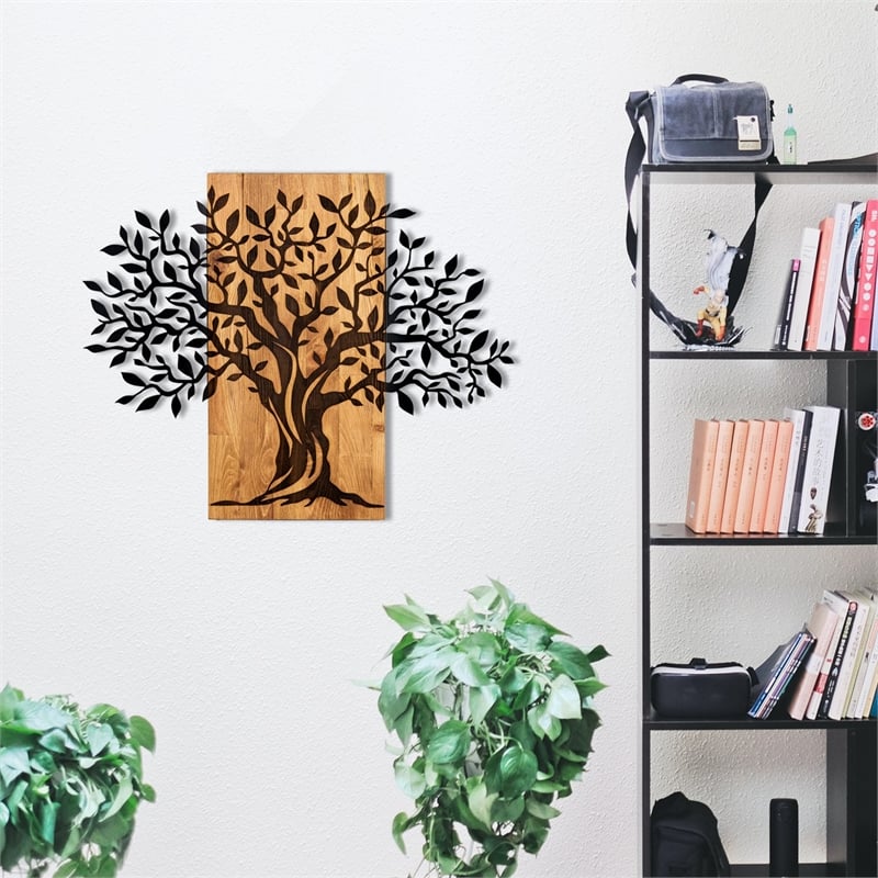 Maklaine Lightweight Decorative Metal Wall Accessory in Multi-Color