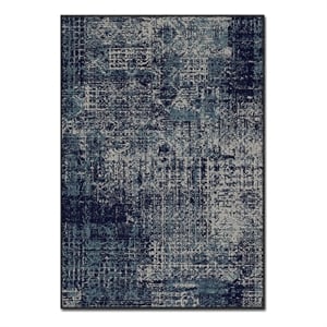 Maklaine Machine Washable Velvet Carpet 120 x 180 in Multi-Color