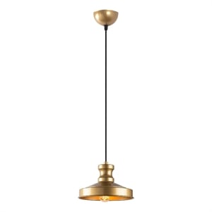 Maklaine Adjustable Metal Chandelier with E27 Socket in Gold