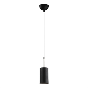 Maklaine Adjustable Iron Chandelier with E27 Socket in Black and Nickel
