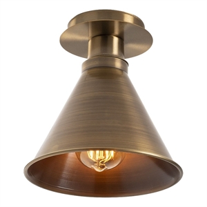 Maklaine Sleek Modern Metal Chandelier with E27 Socket in Copper