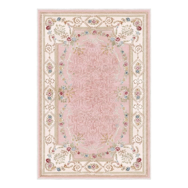 Maklaine Woven Velvet Non-Slip Hall Carpet 80 x 300 in Multi-Color