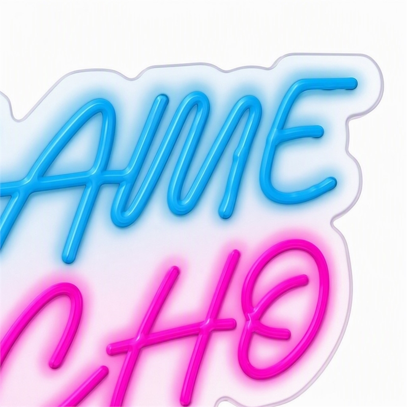 Maklaine LED Neon Sign on Acrylic - Besame Mucho Contemporary Wall Decor