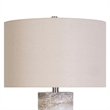 Maklaine Stonehaven Glow Polyresin Table Lamp Set with Oatmeal Finish