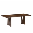 Maklaine Bamboo Dining Table in Coffee Finish