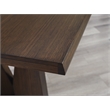 Maklaine Bamboo Dining Table in Coffee Finish