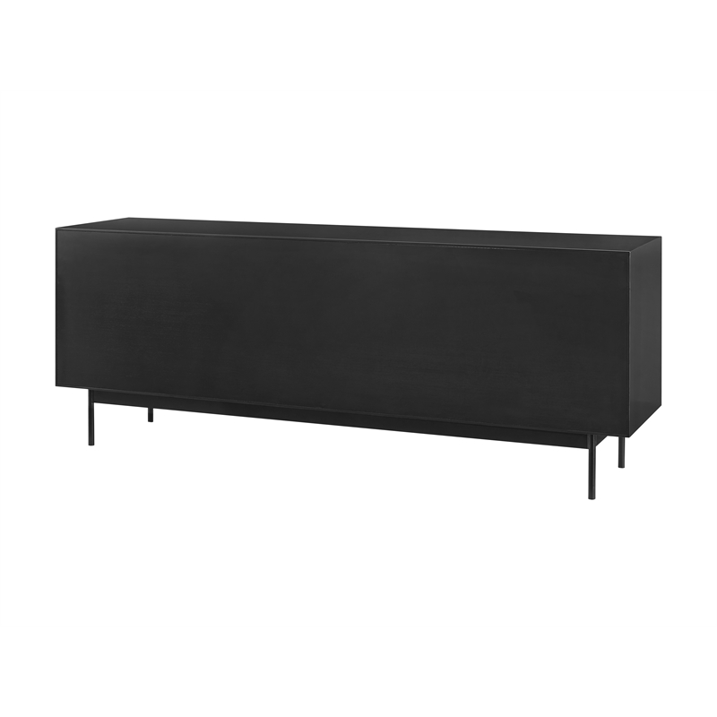 Maklaine 4 Drawer Double Dresser in Crimson Bamboo