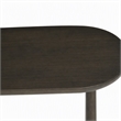 Maklaine Console Table in Charcoal Bamboo with Scratch-Resistant Protectors