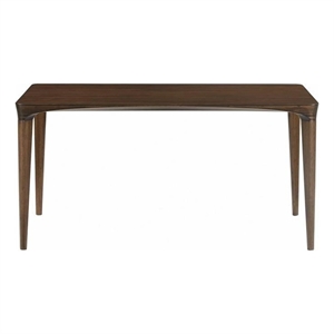 Maklaine 60&quot x 36&quot Premium Solid Bamboo Dining Table in Coffee