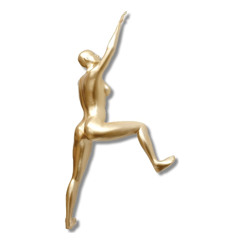 Maklaine Wall-Climbing Woman Resin Sculpture 6