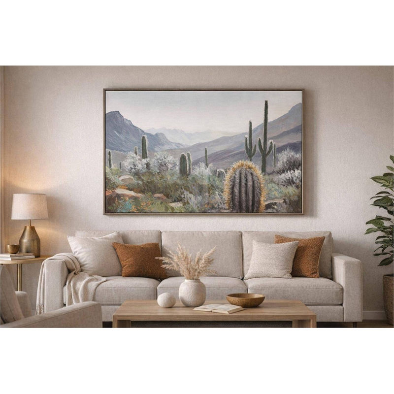 Maklaine Sonoran Vista II Hand-Embellished Canvas 32