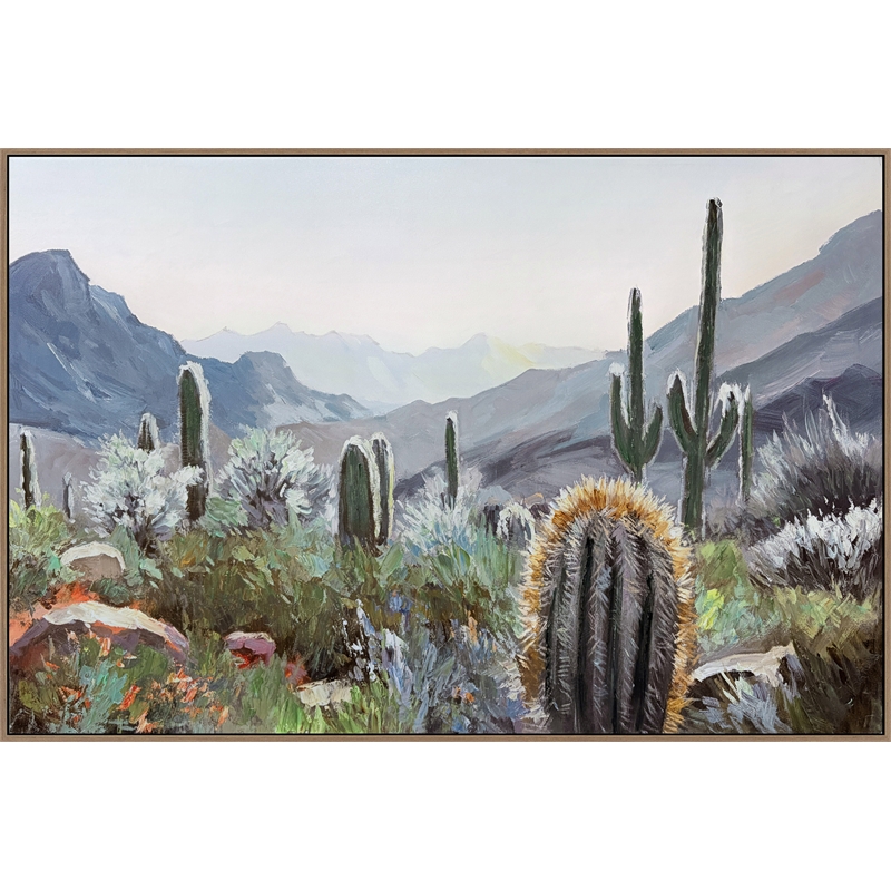 Maklaine Sonoran Vista II Hand-Embellished Canvas 32