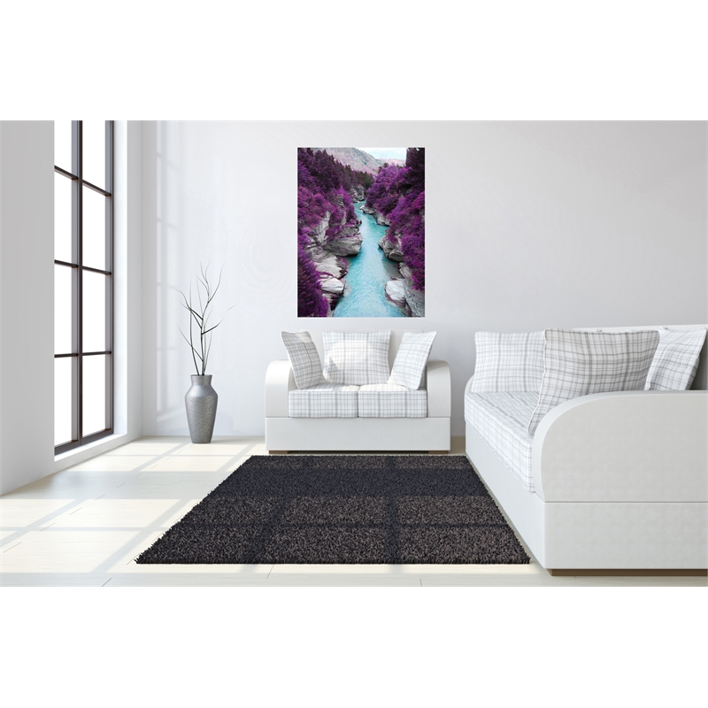 Maklaine Blooming Canyon Tempered Glass Art 40