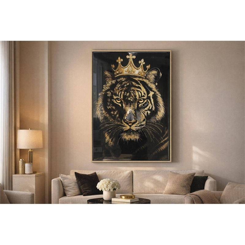 Maklaine Crowned Noir II Gloss Canvas 36