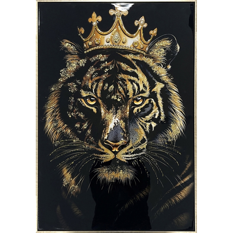 Maklaine Crowned Noir II Gloss Canvas 36