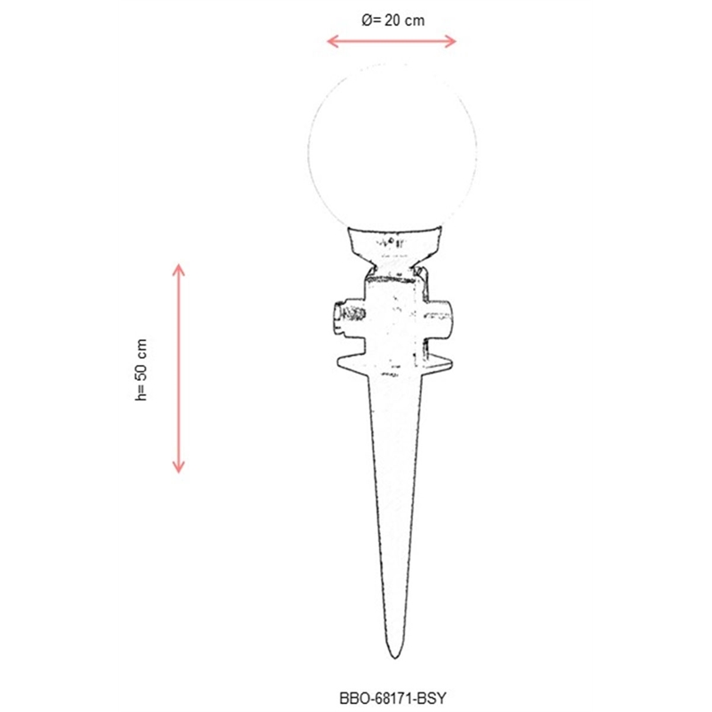 Maklaine Black and White Outdoor Wall Lamp 19.69
