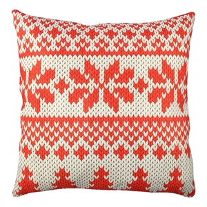 Maklaine Multicolor Cushion with Silicone Filling and Concealed Zip