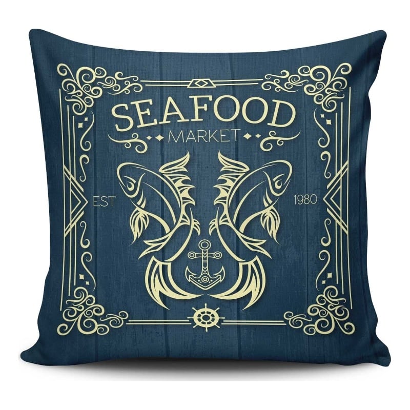 Maklaine 43 x 43 cm Multicolor Machine Washable Cushion Cover Only
