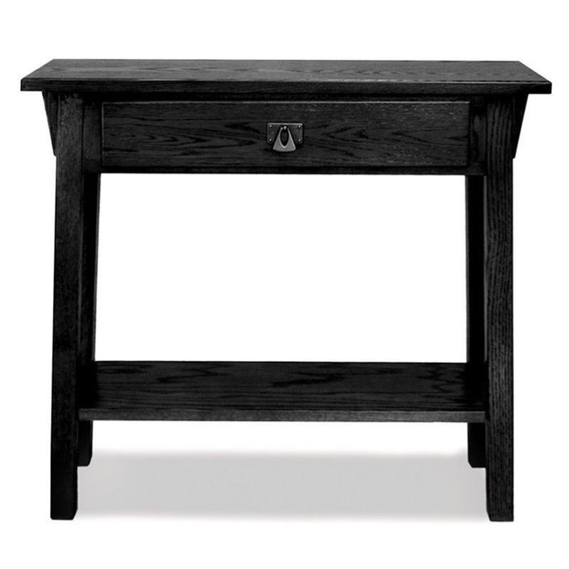 Kingfisher Lane Mission Table in Slate Black
