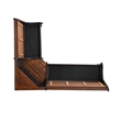 Kingfisher Lane Transitional Solid Wood Dining Nook in Black