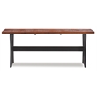 Kingfisher Lane Transitional Solid Wood Dining Nook in Black