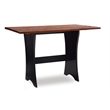 Kingfisher Lane Transitional Solid Wood Dining Nook in Black