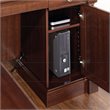 Kingfisher Lane L-Shaped Contemporary Engineered Wood Desk in Select Cherry
