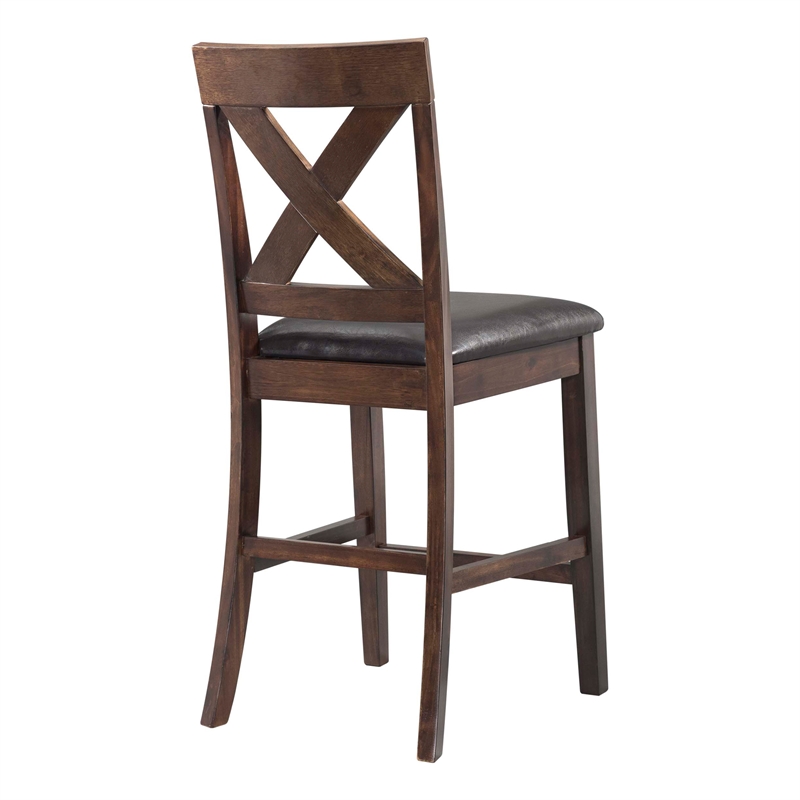 Kingfisher Lane Contemporary 7PC Dining Set in Cherry Finish