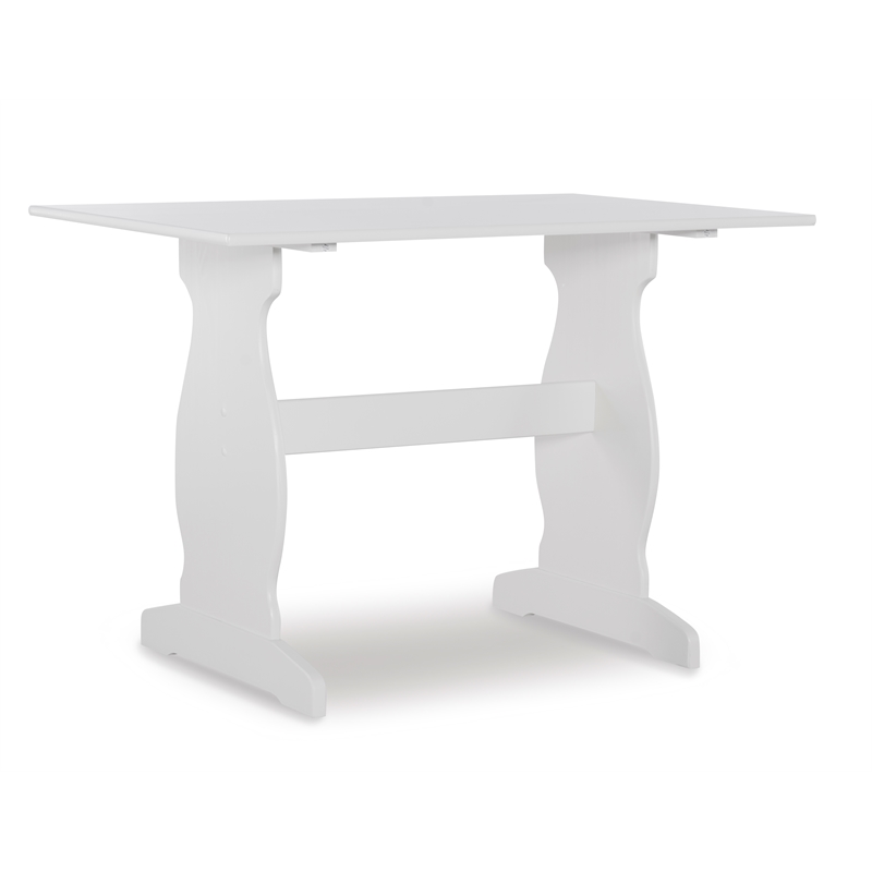 Kingfisher Lane Contemporary Wood Corner Nook Dining Set in Blue