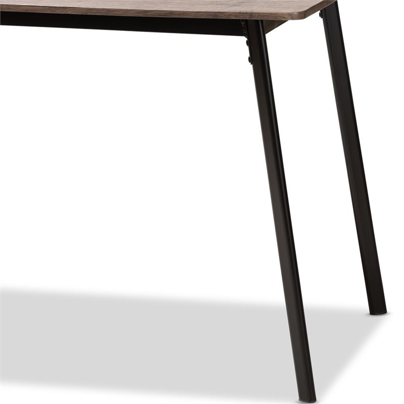 Kingfisher Lane 5 Piece Modern Dining Set in Brown and Black