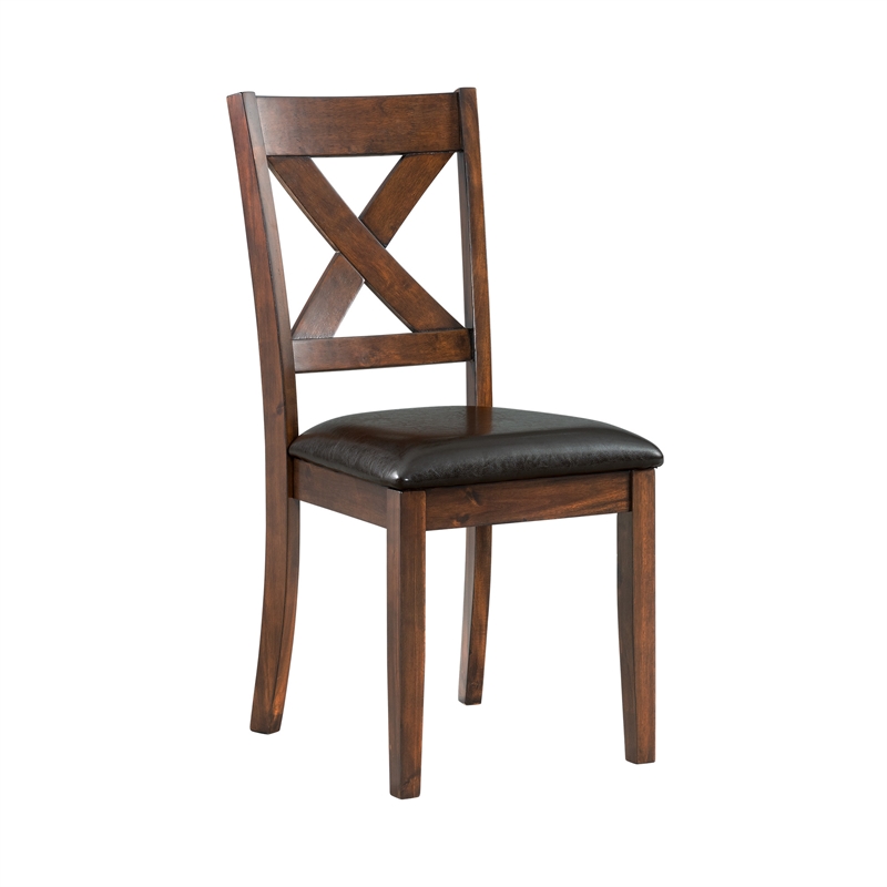 Kingfisher Lane Modern 7PC Standard Height Dining Set in Cherry