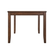 Kingfisher Lane Modern 7PC Standard Height Dining Set in Cherry