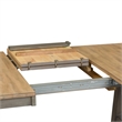 Kingfisher Lane Modern Farm Light Gray 6 Piece Trestle Table Set