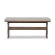 Kingfisher Lane Transitional Wood Corner Nook Dining Set in Brown