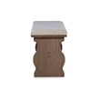Kingfisher Lane Transitional Wood Corner Nook Dining Set in Brown