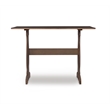 Kingfisher Lane Transitional Wood Corner Nook Dining Set in Brown