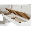 Kingfisher Lane Contemporary Dining Nook Set in Antique White