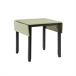 Kingfisher Lane Contemporary 3PC Drop Leaf Dining Set in Black
