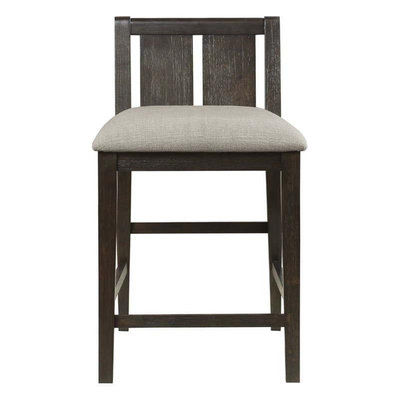 Kingfisher Lane 3 Piece Wood Counter Height Dining Set in Dark Cherry
