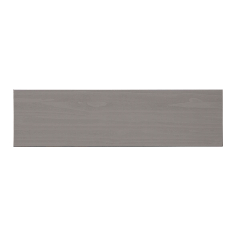 Kingfisher Lane Modern Pine Wood Corner Dining Nook Set in Gray